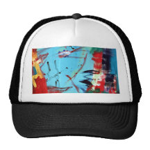 Mr. Blue Head Mesh Hats