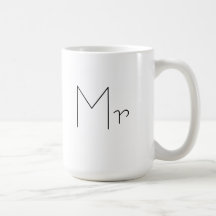 Mr Coffee Cup for Husbands and Grooms Mugs