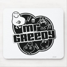 Mr Greedy Block Mouse Pad