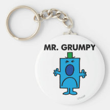 Mr Grumpy Classic Keychain