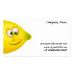 Mr Lemon Business Card Templates