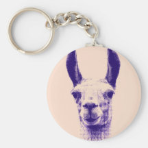 Mr Llama Keychain