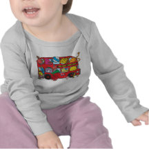 Mr Men & Little Miss Bus Tee Shirts