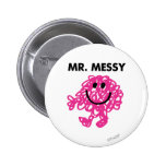 Mr Messy Classic 2 Pinback Buttons