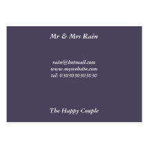Mr & Mrs Rain Business Cards