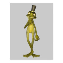 Mr. Warts the Cartoon Frog Postcard
