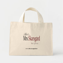"Mrs. Skarsgard" Tote bag