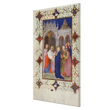 MS 11060-11061 Hours of Notre Dame: None, The Pres Canvas Print