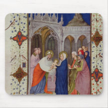 MS 11060-11061 Hours of Notre Dame: None, The Pres Mouse Pad