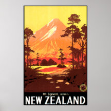 Mt. Egmont New Zealand Print