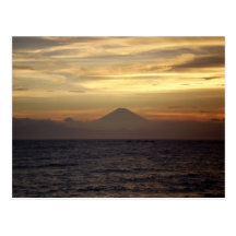 Mt. Fuji Sunset Postcard