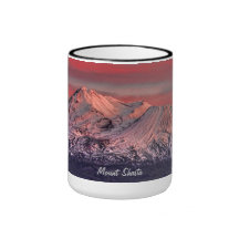MT SHASTA AT SUNSET MUGS