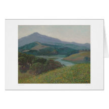 Mt. Tamalpais from Corte Madera Creek (1153) Greeting Card