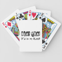 Muay Thai It's in my blood Bicycle Card Decks