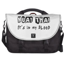 Muay Thai It's in my blood Computer Bag