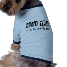 Muay Thai It's in my blood Doggie T-shirt