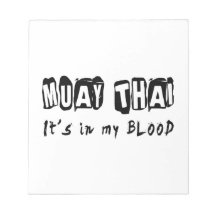 Muay Thai It's in my blood Memo Notepads