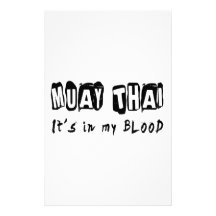 Muay Thai It's in my blood Stationery