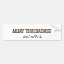 MUAYTHAI BUMPER STICKER
