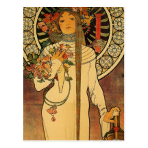 Mucha La Trappistine Postcards
