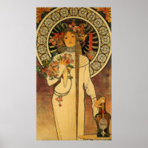 Mucha La Trappistine Poster