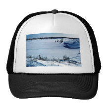 Mud River Drainage in Winter Hats