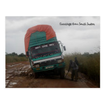 Muddy Road Postcard