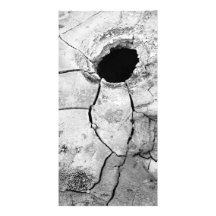Mudpot or hole picture card