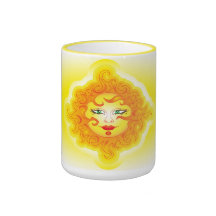Mug abstract sun