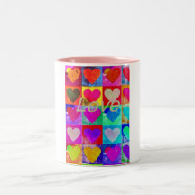 Mug Love multicolore