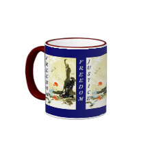 MUG STATUE OF LIBERTY SYMBOL OF LIBERTY FREEDOM &