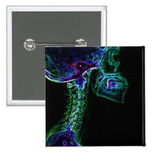 Multi Colour C-spine X-ray square button