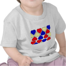 Multi heart tshirt