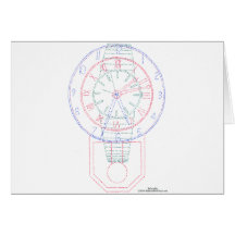 Multiclock Greeting Card