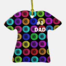 Multicolor Dandelions Ornament