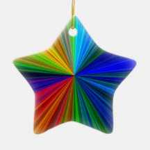 Multicolor Star Christmas Tree Ornament