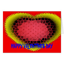 Multicolored Valentine Card