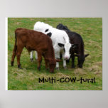Multicultural? We're Multi-COW-tural! Print