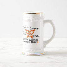 Multiple Sclerosis Celtic Butterfly 3 Mugs