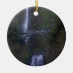 Multnomah Falls Waterfall Christmas Ornament