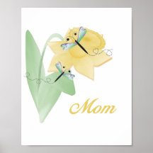 Mum (daffodil) poster