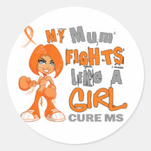 Mum Fights Like Girl MS 42.9.png Stickers