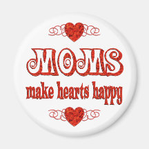 Mum Hearts Refrigerator Magnet