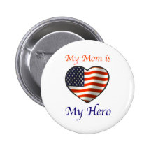 mum.hero pinback buttons