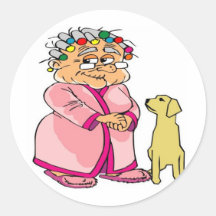 Mum Misses Her Kid Round Stickers