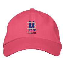 Mum of Triplets [3] Embroidered Hats