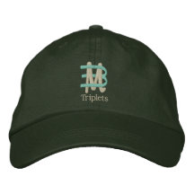 Mum of Triplets Hat [3-Drk] Embroidered Hat