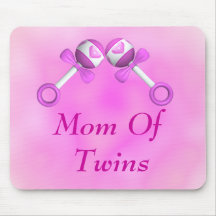 Mum Of Twin Girls Mousepad