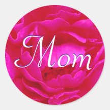 Mum Pink Rose Sticker