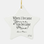 Mum quote star ornaments